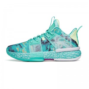 Anta 2021 Shock The Game 5 Impact 1 Anta Basketball Shoes - Green