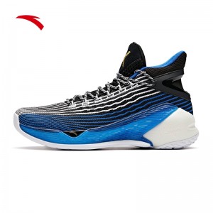 Klay Thompson KT4 2019 Playoffs Men's High Tops Basketball Shoes - Blue/Black