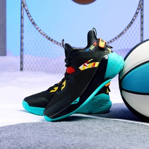 Anta KT 2020 Klay Thompson KIDS Basketball Shoes - Black/Red/Green