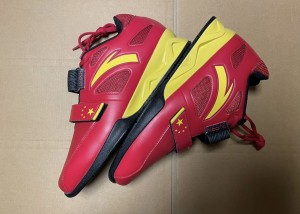 Anta China National Team Men's Weightlifting Match Shoes - Red/Yellow
